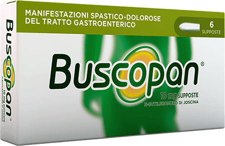 Buscopan® supposte contro i dolori alla pancia